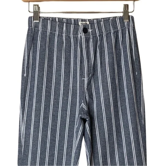 Brandy Melville Blue & White Striped Tilden Pant - Picture 5 of 12